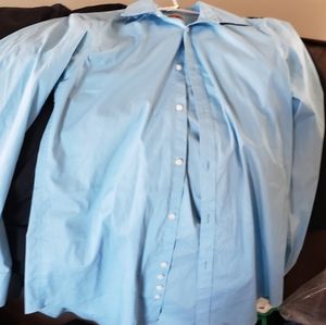 Youth Blue Button-up Shirt